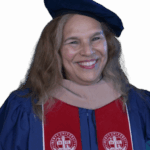 Dr. Trudy in graduation gown